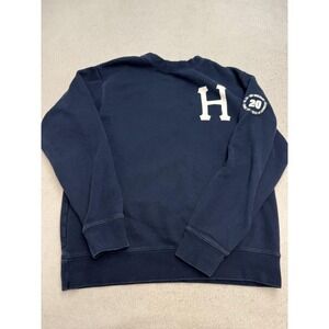 HUF Sweatshirt Mens Large Blue Crewneck Fleece Huf Forever Established 2002